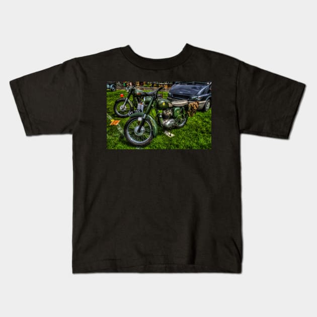 BSA Motorcycles Kids T-Shirt by axp7884